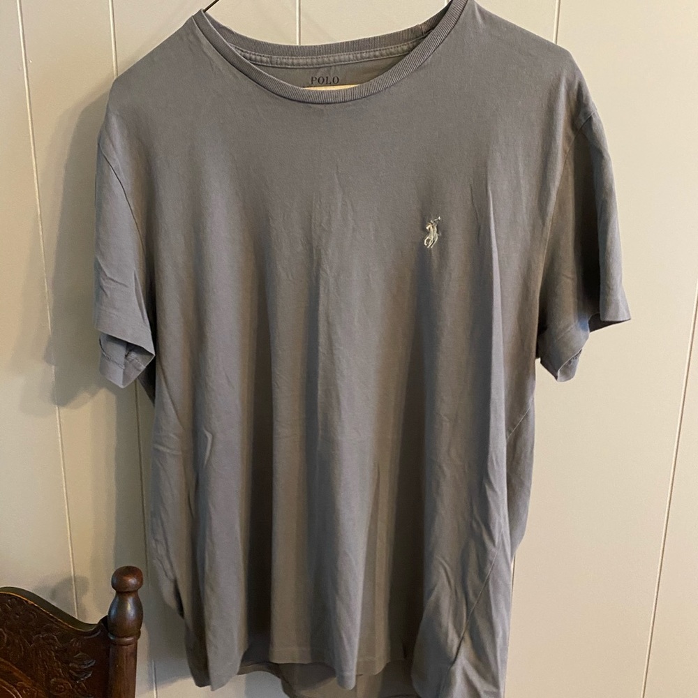 Grey polo shirt